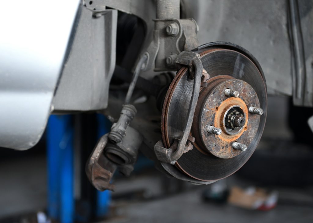 Car brake repair.